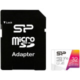 Карта памяти 32Gb MicroSD Silicon Power Elite + SD адаптер (SP032GBSTHBV1V20SP)