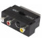 Переходник SCART (M) - 3x RCA (F)/S-Video (F), Buro BSP005