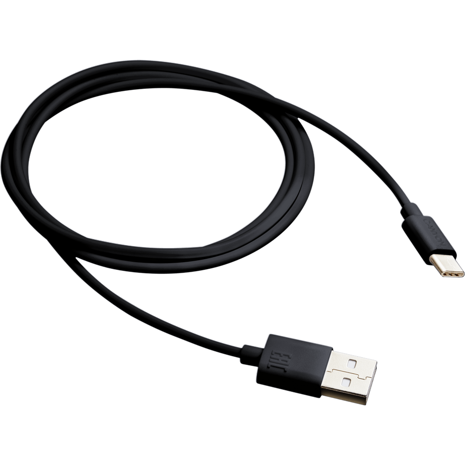 Кабель USB - USB Type-C, 1м, Canyon CNE-USBC1B