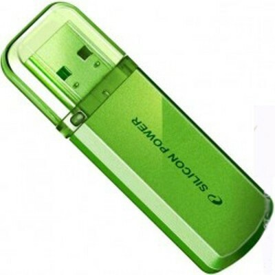 USB Flash накопитель 8Gb Silicon Power Helios 101 Green (SP008GBUF2101V1N)