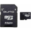 Карта памяти 128Gb MicroSD QUMO + SD адаптер  (QM128GMICSDXC10U1)
