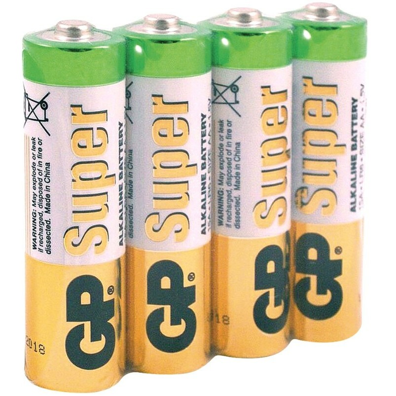 Батарейка GP 15A Super Alkaline (AA, 4 шт)