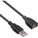 Кабель удлинительный USB A (M) - USB A (F), 0.5м, ExeGate EX-CC-USB2-AMAF-0.5 (EX294740RUS)