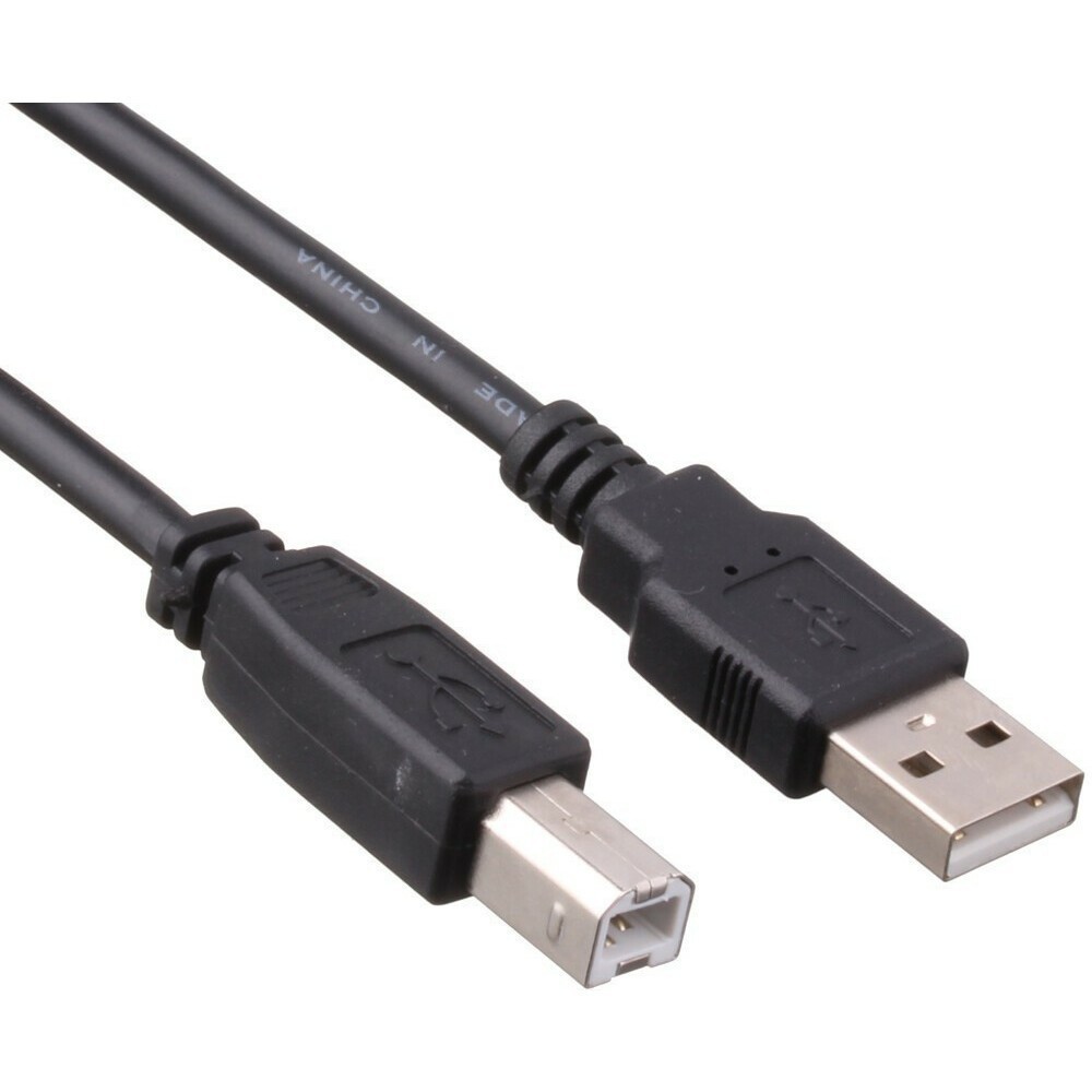 Кабель USB A (M) - USB B (M), 1м, ExeGate EX-CC-USB2-AMBM-1.0 - EX294744RUS