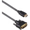 Кабель HDMI - DVI, 2м, ExeGate EX-CC-HDMIM-DVI2M-2.0 - EX294673RUS