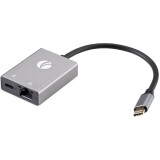 Переходник USB Type-C - RJ-45/USB Type-C, VCOM CU4591