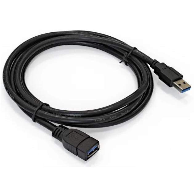 Кабель удлинительный USB A (M) - USB A (F), 15м, ExeGate EX-UAE-AMAF-15.0 - EX294768RUS