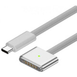 Кабель USB Type-C - MagSafe 3, 2м, KS-IS KS-806gen3-W-2/A