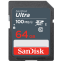 Карта памяти 64Gb SD SanDisk Ultra  (SDSDUNR-064G-GN3IN)