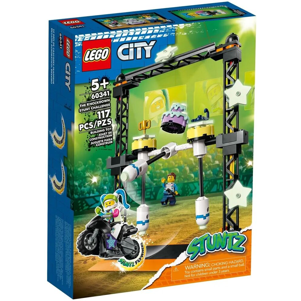 Конструктор LEGO City The Knockdown Stunt Challenge - 60341