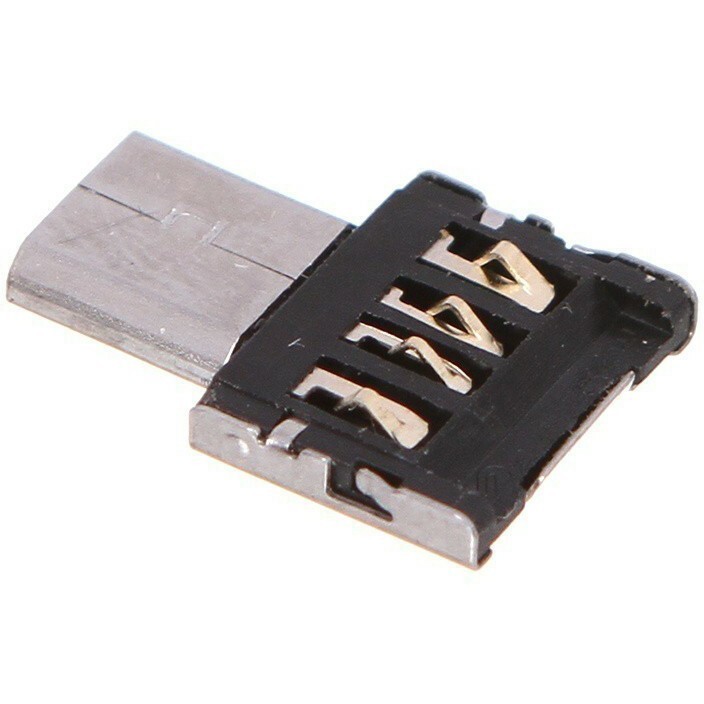 Переходник USB A (F) - microUSB B (M), Delux OTG_A_ MINI