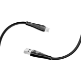 Кабель USB A (M) - microUSB B (M), 1м, itel M21s Black (ICD-M21s)