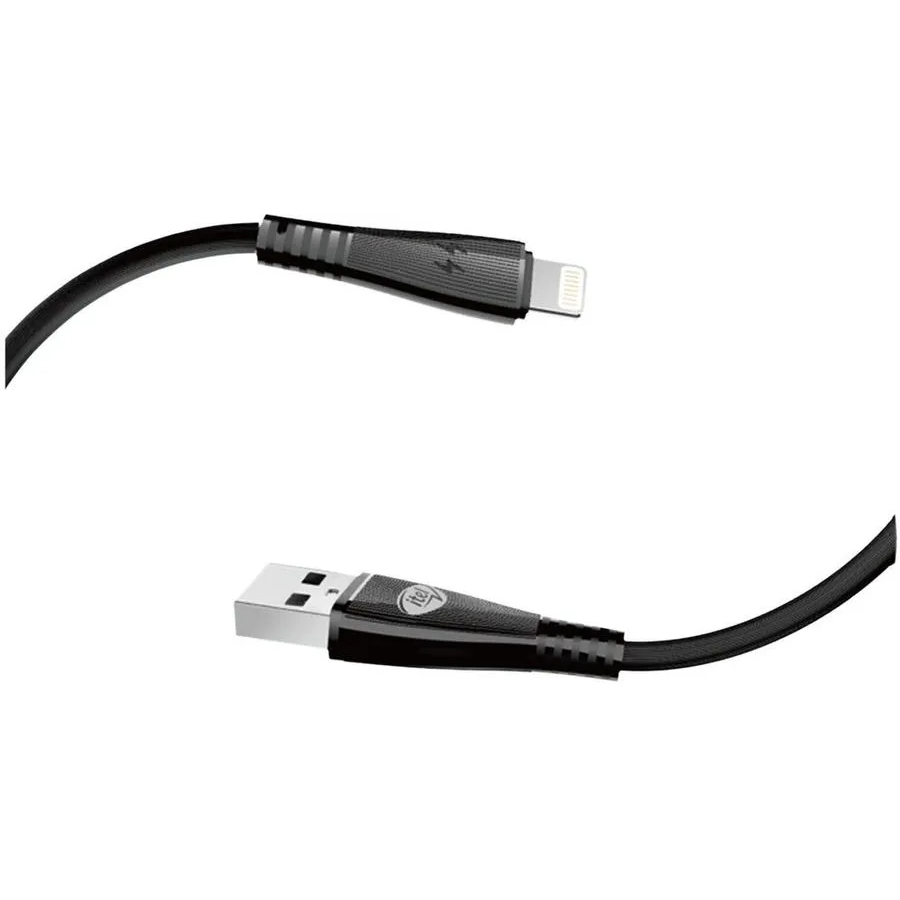 Кабель USB - Lightning, 1м, itel L21s Black - ICD-L21s