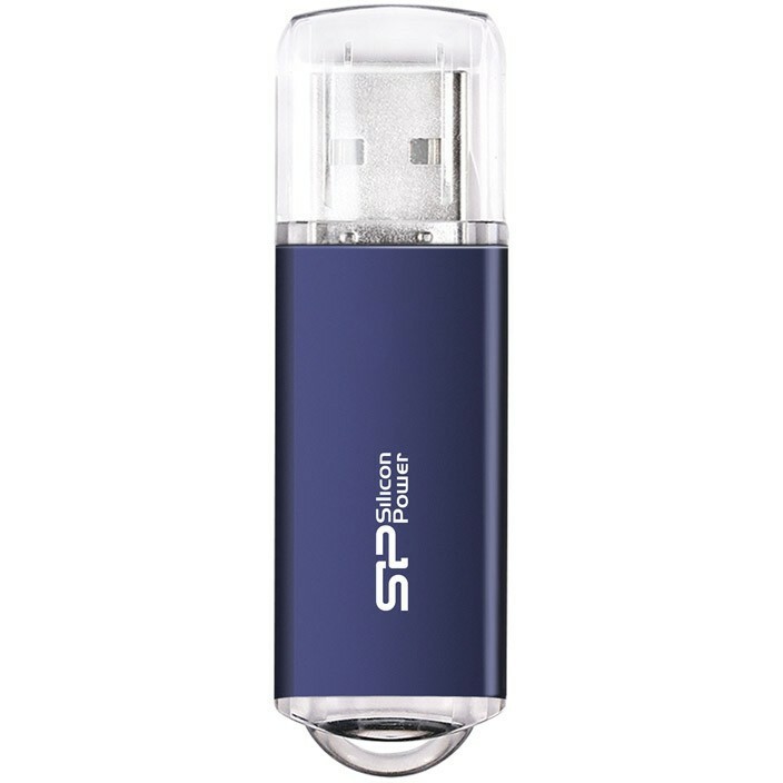 USB Flash накопитель 64Gb Silicon Power Ultima II I-series Blue (SP064GBUF2M01V1B)