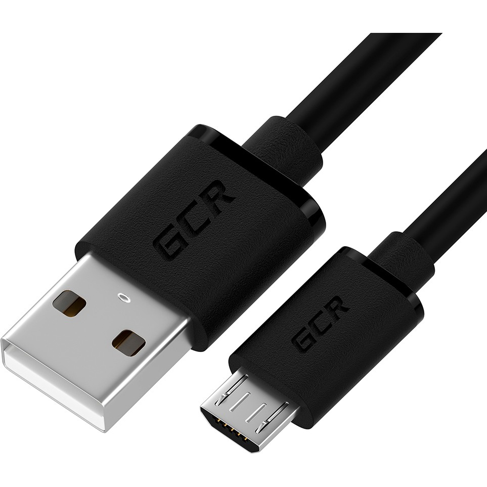 Кабель USB A (M) - microUSB B (M), 0.15м, Greenconnect GCR-53610