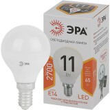 Светодиодная лампочка ЭРА STD LED P45-11W-827-E14 (11 Вт, E14) (Б0032986)