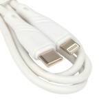 Кабель USB Type-C - Lightning, 1м, Cablexpert CCB-USB2-CMAPO1-1MW