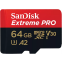Карта памяти 64Gb MicroSD SanDisk Extreme Pro + SD адаптер (SDSQXCU-064-GN6MA) - фото 2
