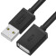 Кабель удлинительный USB A (M) - USB A (F), 0.75м, Greenconnect GCR-UEC6M-BB2S-0.75m