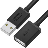 Кабель удлинительный USB A (M) - USB A (F), 0.15м, Greenconnect GCR-UEC6M-BB2S-0.15m