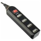 USB-концентратор Perfeo PF-HYD-6001H Black (PF_A4884)
