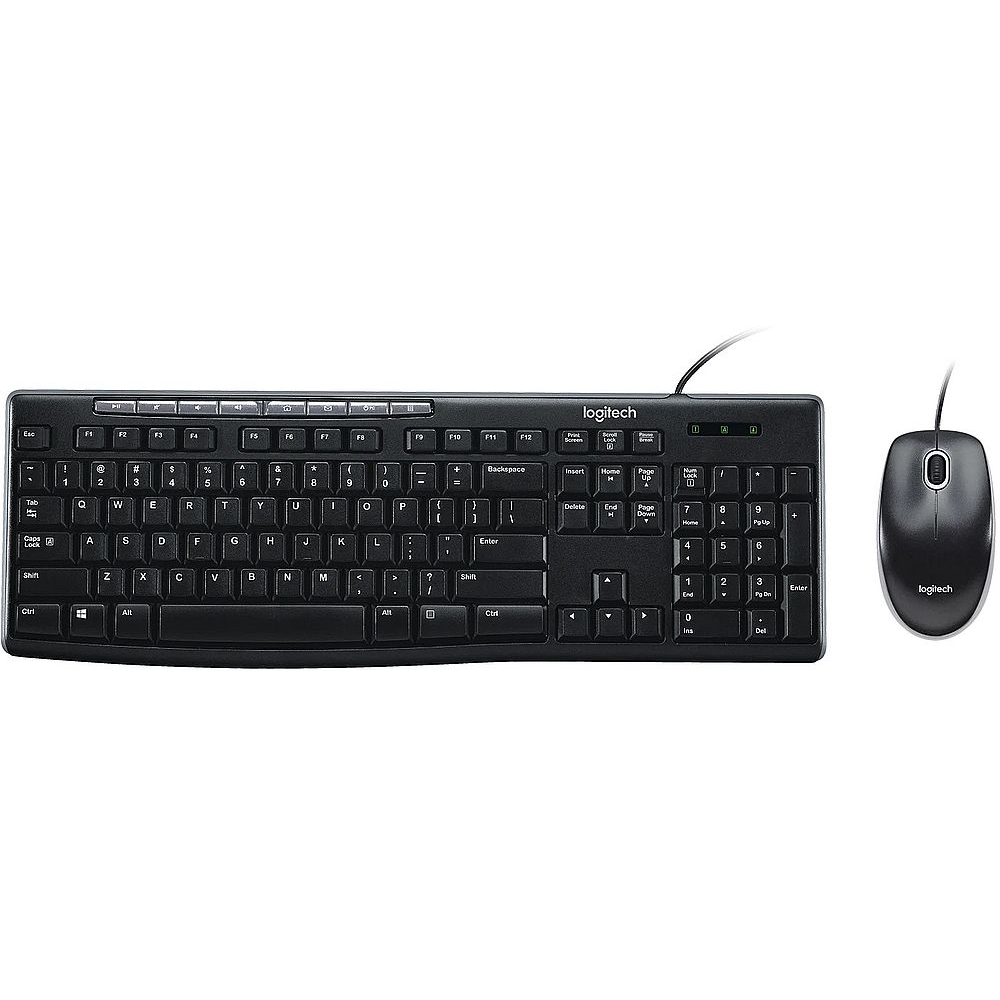 Клавиатура + мышь Logitech Wireless Desktop MK200 (920-002694/920-002714)