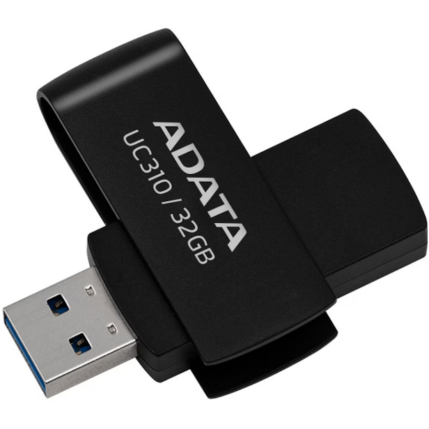 USB Flash накопитель 32Gb ADATA UC310 Black - UC310-32G-RBK