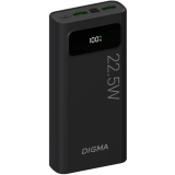 Внешний аккумулятор Digma DGPF20A22PBK