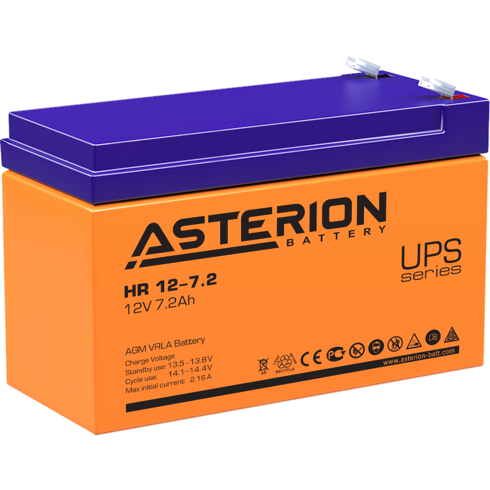 Аккумуляторная батарея Asterion HR 12-7.2 F1