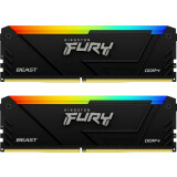 Оперативная память 16Gb DDR4 3600MHz Kingston Fury Beast RGB (KF436C17BB2AK2/16) (2x8Gb KIT)