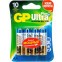 Батарейка GP 15AUP Ultra Plus Alkaline (AA, 4 шт)