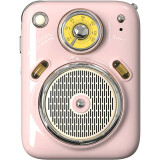 Портативная акустика Divoom Beetles-fm II Pink (90100058220)