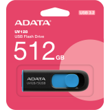 USB Flash накопитель 512Gb ADATA UV128 Black/Blue (AUV128-512G-RBE)