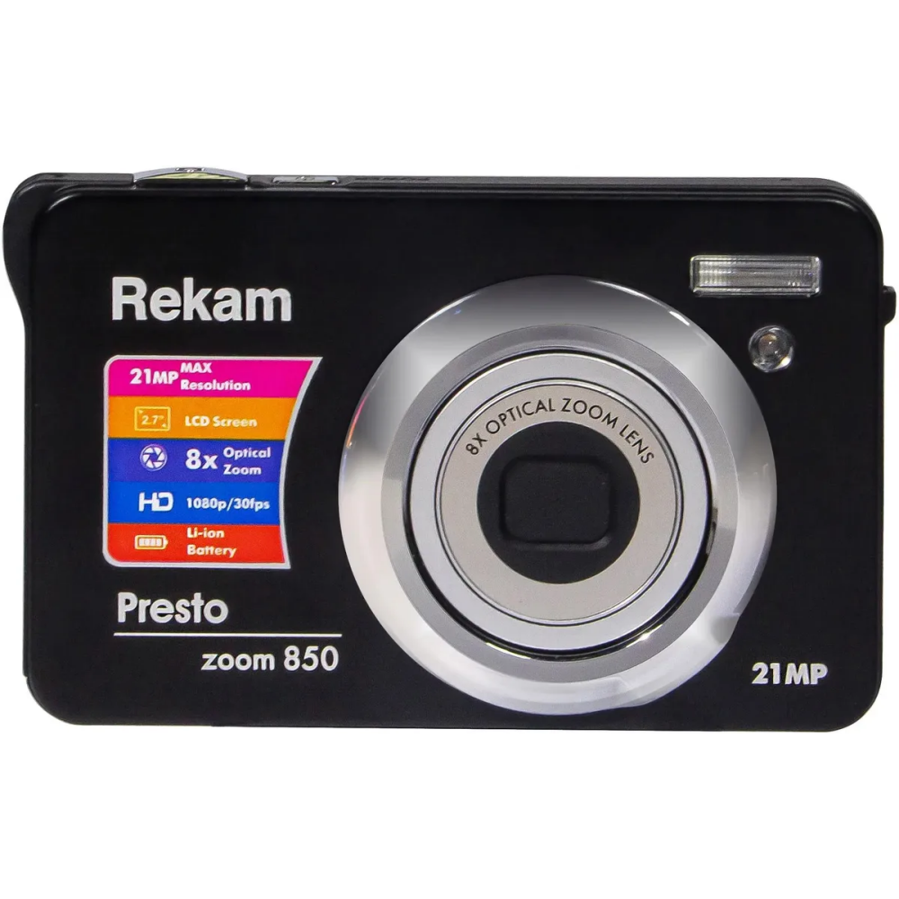 Фотоаппарат Rekam Presto Zoom 850 Black - 1107010102