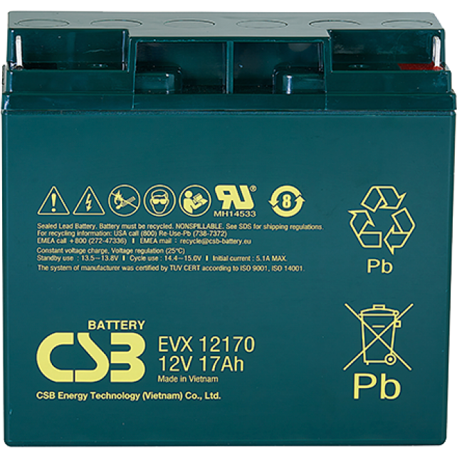 Аккумуляторная батарея CSB EVX12170 B1(B3)