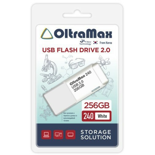 USB Flash накопитель 256Gb OltraMax 240 White - OM-256GB-240-White