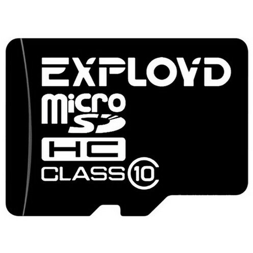 Карта памяти 8Gb MicroSD Exployd (EX008GCSDHC10-W/A-AD)