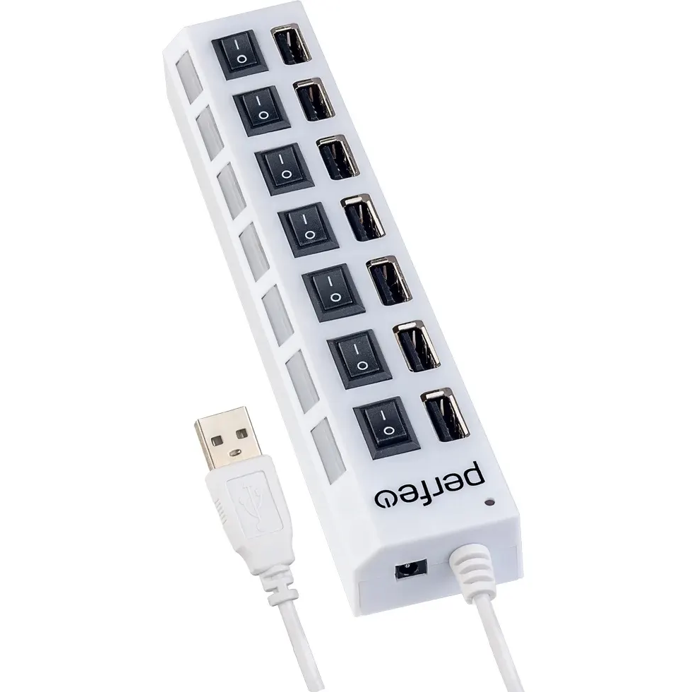 USB-концентратор Perfeo PF-H033 White - PF_C3224