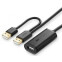 Кабель удлинительный 2x USB A (M) - USB A (F), 5м, UGREEN US137 - 20213