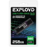 USB Flash накопитель 256Gb Exployd 680 Black (EX-256GB-680-Black)