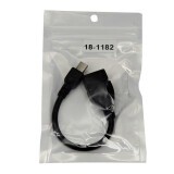 Переходник USB A (F) - microUSB B (M), 0.15м, Rexant 18-1182