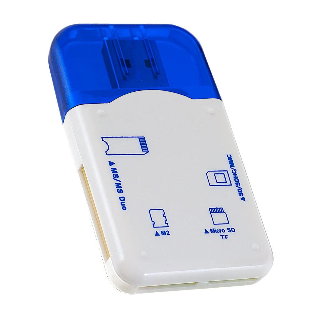 Кардридер Perfeo Card Reader SD/MicroSD Blue (PF-VI-R010) - PF_4257
