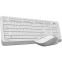 Клавиатура + мышь A4Tech Fstyler FG1010S White/Grey - FG1010S WHITE - фото 3