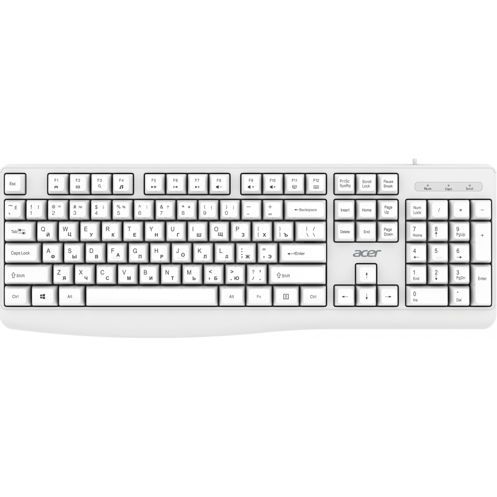 Клавиатура Acer OKW301 White - ZL.KBDCC.01B