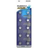 Батарейка Pleomax (LR41, 10 шт)