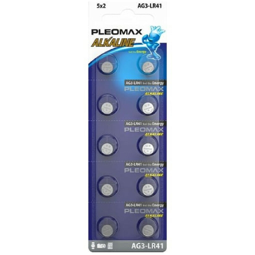 Батарейка Pleomax (LR41, 10 шт)