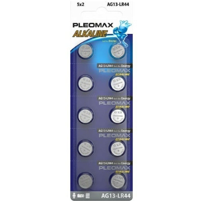 Батарейка Pleomax (LR44, 10 шт)