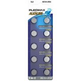 Батарейка Pleomax (LR54, 10 шт)