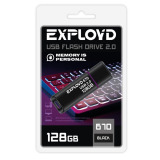 USB Flash накопитель 128Gb Exployd 670 Black (EX-128GB-670-Black)