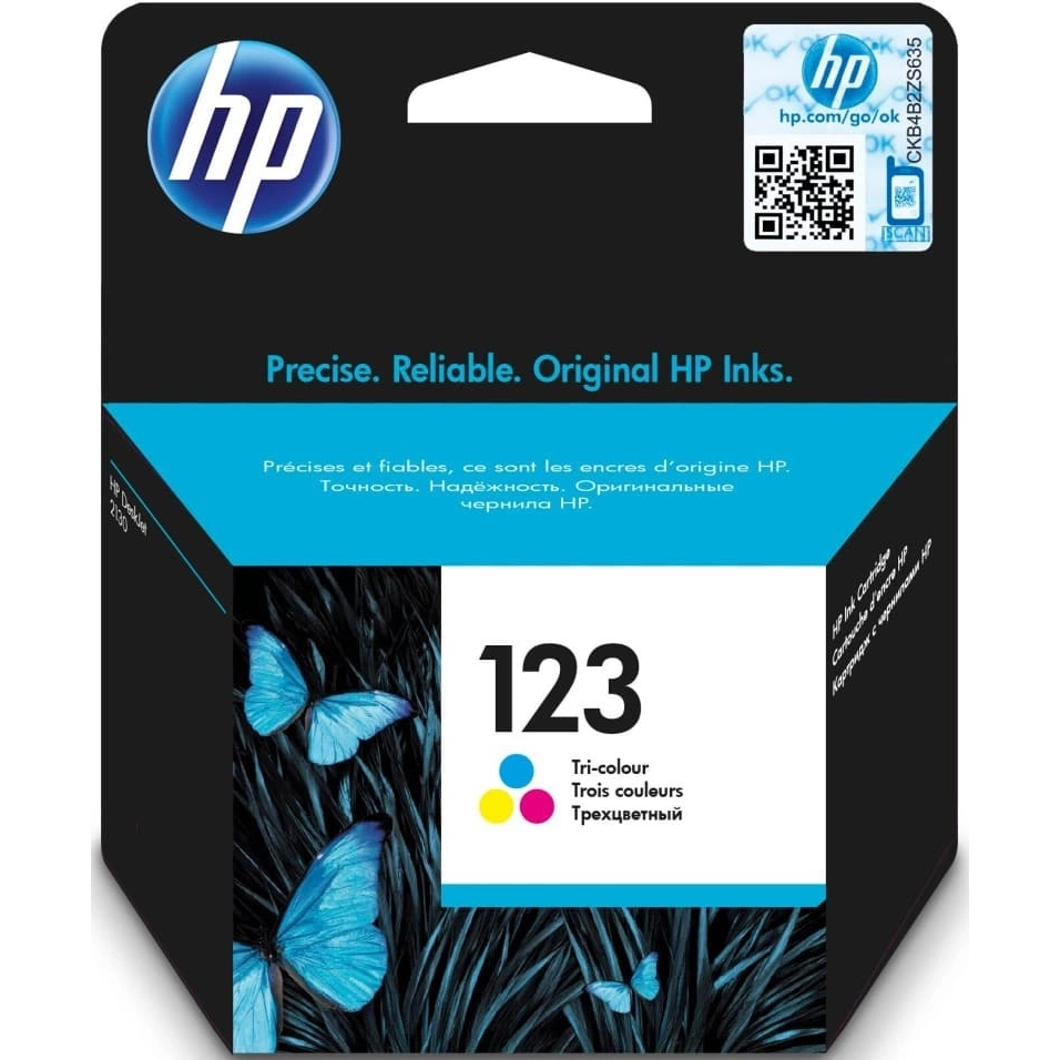 Картридж HP F6V16AE (№123) Color